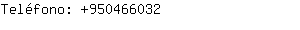 Teléfono: 95046....