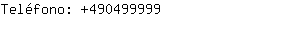 Teléfono: 49049....