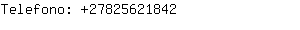 Telefono: 2782562....