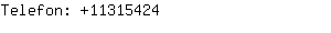 Telefon: 1131....