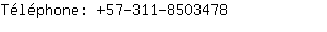 Téléphone: 57-311-850....