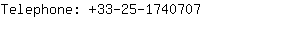 Telephone: 33-25-174....