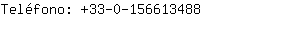 Teléfono: 33-0-15661....