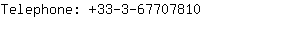 Telephone: 33-3-6770....