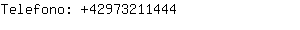 Telefono: 4297321....