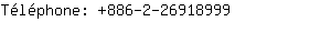 Tlphone: 886-2-2691....