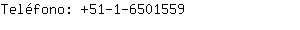 Teléfono: 51-1-650....