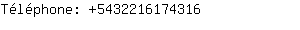Tlphone: 543221617....
