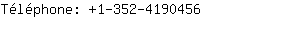 Tlphone: 1-352-419....