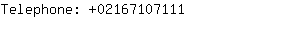 Telephone: 0216710....