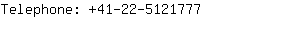 Telephone: 41-22-512....