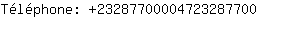 Tlphone: 2328770000472328....