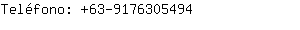 Teléfono: 63-917630....