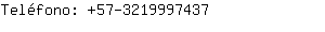 Teléfono: 57-321999....