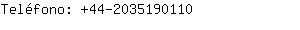 Teléfono: 44-203519....