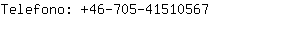 Telefono: 46-705-4151....