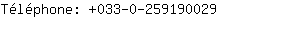 Tlphone: 033-0-25919....