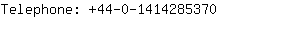 Telephone: 44-0-141428....