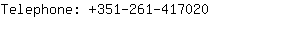 Telephone: 351-261-41....