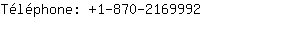 Tlphone: 1-870-216....