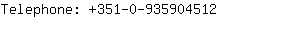 Telephone: 351-0-93590....