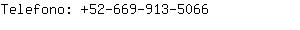 Telefono: 52-669-913-....