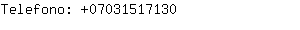 Telefono: 0703151....