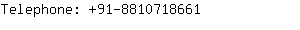 Telephone: 91-881071....