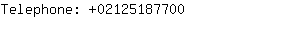 Telephone: 0212518....