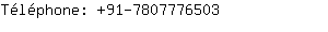 Tlphone: 91-780777....