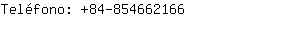 Teléfono: 84-85466....