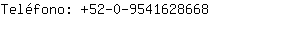 Teléfono: 52-0-954162....