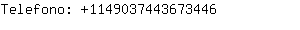 Telefono: 114903744367....