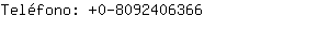 Teléfono: 0-809240....