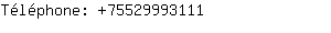 Téléphone: 7552999....