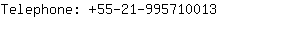 Telephone: 55-21-99571....