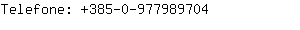 Telefone: 385-0-97798....