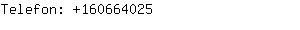 Telefon: 16066....