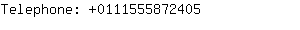 Telephone: 011155587....