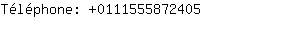 Tlphone: 011155587....