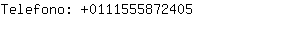 Telefono: 011155587....