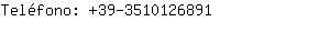 Teléfono: 39-351012....