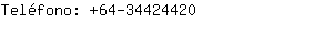 Teléfono: 64-3442....