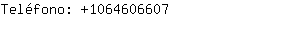 Teléfono: 106460....