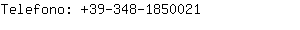 Telefono: 39-348-185....