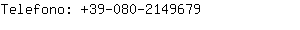 Telefono: 39-080-214....