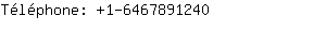 Téléphone: 1-646789....