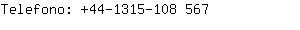 Telefono: 44-1315-108....