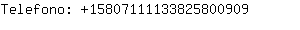 Telefono: 1580711113382580....