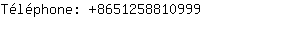 Téléphone: 865125881....